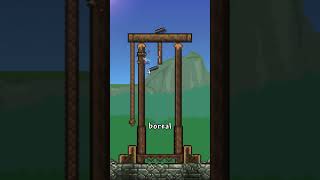 Quick Guillotine Building Tips in Terraria 💀 terraria [upl. by Nannek]