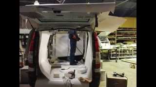 Mercedes Benz Vito LWB Pop Top Roof construction for 2013  2014 models [upl. by Oliviero]