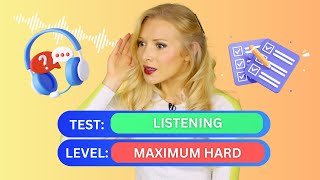 Can YOU pass the HARDEST English listening test Only 5 questions [upl. by Aedni240]