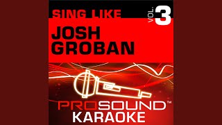 O Holy Night Karaoke with Background Vocals In the Style of Josh Groban [upl. by Louisette]