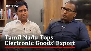 Tamil Nadu Is Indias Top Electronics Exporter [upl. by Nedap]