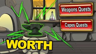 AQW  Forge Enhancements all quests how to complete [upl. by Rabelais789]