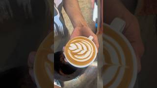 How to make coffee  latte art shorts [upl. by Ahsetal]