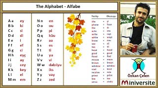 1 The Alphabet  Alfabe [upl. by Nomra]