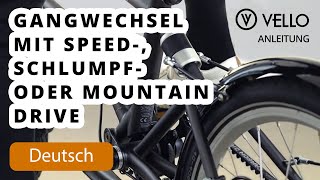 VELLO Anleitung Gangwechsel mit Speed Schlumpf oder Mountain Drive [upl. by Philana168]