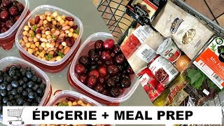 ♡Épicerie  Meal Prep vlog no1♡ [upl. by Rebmit]