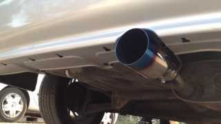 Universal Car HKS 98mm inlet HKS Exhaust Pipe Muffler [upl. by Yseult573]