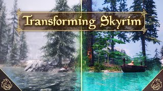 How To Turn Skyrim Into Ultimate Next Gen Game Only 25 Skyrim Mods 2021 [upl. by Lon]