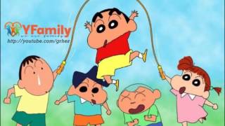 Crayon Shinchan versi Bahasa Indonesia  Ost Opening With Lyrics Nostalgia90an [upl. by Akcemat54]