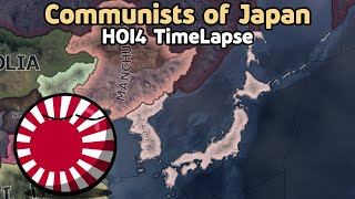 Communists of Japan  HOI4 Timelapse [upl. by Armilla]