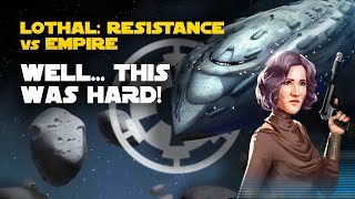 Lothal Resistance vs Empire Fleet Galactic Challenge  SWGOH GC X [upl. by Zachar505]