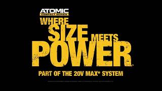 DEWALT® 20V MAX ATOMIC COMPACT SERIES™ WHERE SIZE MEETS POWER™ [upl. by Petula]