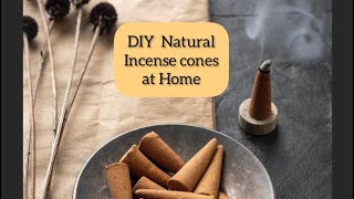 Easy DIY Natural Incense cones in Tamil  Aromatic Incense benefits  Make incense at home [upl. by Dunning183]