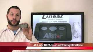 AllOMatic 110995 classic all o matic remote Garage Door Opener  wwwReplacementRemotescom [upl. by Nitsirhc]