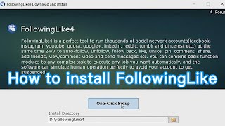 How to Install Followinglike [upl. by Jenei]