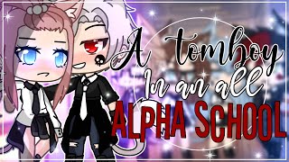 ❄️A tomboy in an all alpha school❄️  GLMM  GachaLife MiniMovie [upl. by Nahallac]