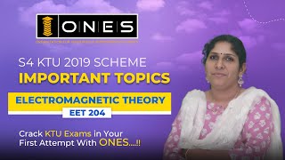 S4 KTU 2019 Scheme QP Solution  ELECTROMAGNETIC THEORY EET 204  IMPORTANT TOPICS  ONES [upl. by Onofredo]