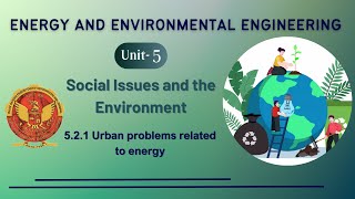 521 Urban problems related to energy  ES301 [upl. by Alpers]