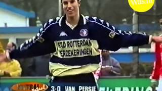 Het Was Robin van Persie big talent of 17 years old playing for Feyenoord Rotterdam 1 [upl. by Par]