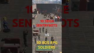 fallout4 Round 1531 S4 10 SEIGE SENTRYBOTS VS 50 BOS RPG SOLDIERS ArenabattleTournaments [upl. by Olotrab]