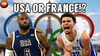 You ROOTING for USA or FRANCE Olympic GOLD MEDAL Game [upl. by Kielty260]