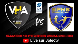 Villeurbanne Handball Association Vs Saint Priest Handball [upl. by Chevy]