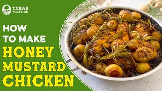 Honey Mustard Chicken Thighs  How to Make Honey Mustard Chicken [upl. by Dowlen]