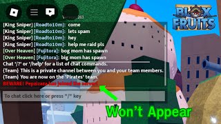 How to hide Warning Text in Blox Fruits as high bountyhonor player [upl. by Gaven102]