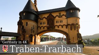 【4K】 TrabenTrarbach  Video Walk Around The Charming City Located Between Vineyards And The Moselle [upl. by Airdnat]