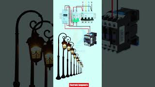 Digital Timer Switch For Street lights Control Circuit Diagram shots [upl. by Cuthburt]