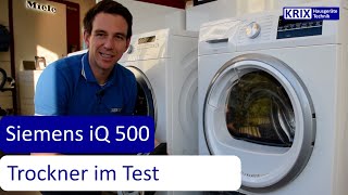 Siemens Wärmepumpentrockner iQ500 im Test [upl. by Dallman]