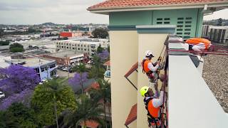 Leisuretex Abseil Painting  Rope Access [upl. by Grimbly714]