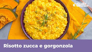 RISOTTO CON ZUCCA E GORGONZOLA super cremoso e saporito [upl. by Gati248]