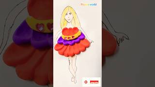 Diy Barbie doll idea shortvideo shorts [upl. by Alehc]