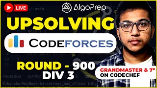 Codeforces Contest Discussion Live  Codeforces Div 3 Round  900  Apoorv Kumar [upl. by Nivlad858]