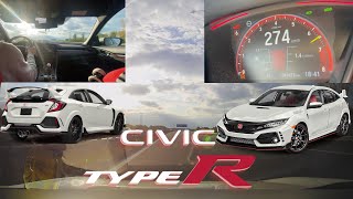 Honda Civic Type R FK8  Topspeed  Vmax  100274 kmh  German Autobahn  SchulterblickSpiegel🤬 [upl. by Manuel]