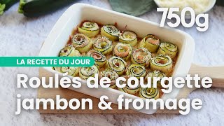 Les roulés de courgette au jambon et au fromage à la sauce tomate 😎 [upl. by Berwick]