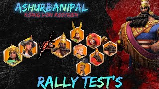 Rise of Kingdoms  Ashurbanipal Test vs GorgoZeno [upl. by Bannon]