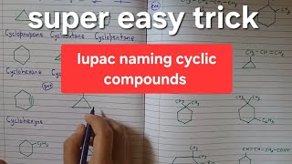 Iupac naming for cyclic compoundsacyclic compounds iupac nomenclature [upl. by Yauqram]