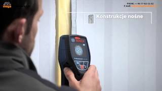 Detektor DTEC120 Bosch wykrywcz rur metali konstrukcji [upl. by Inanak]