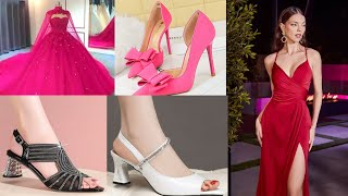 Best combination of dress and heels for girls 🥰💓🤯 choose your style 😉 [upl. by Marchak]