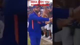 INDIA LOVE YOU ROHIT SHARMA rohitsharma bcci india ns cricket trending [upl. by Bolt995]