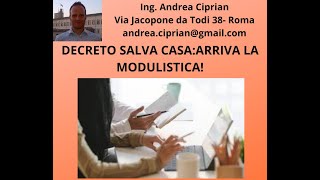 Decreto Salva Casa Finalmente Arriva la Modulistica [upl. by Eneluqcaj292]