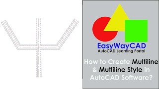 Draw Multiline Create amp Modify Multiline Style in AutoCAD Software [upl. by Yrneh133]