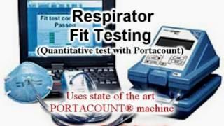 Respirator Fit Testing Quantitative test with Portacount [upl. by Salas]