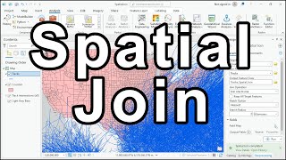 Spatial Join  An ArcGIS Pro tutorial [upl. by Cranston]