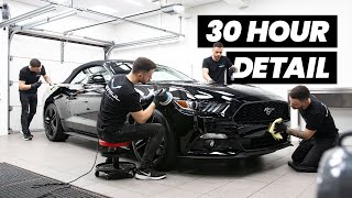 30 Hour Mustang Detailing Transformation  INSANE ASMR [upl. by Atelra]