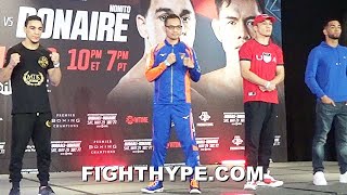 NORDINE OUBAALI VS NONITO DONAIRE FULL FINAL PRESS CONFERENCE amp FACE OFFS [upl. by Yuh812]