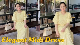 Jinkee Pacquiao Elegant Yellow Dress [upl. by Noied413]