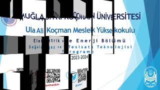 Doğalgaz ve Tesisatı Teknolojisi Programı 2023 2024 [upl. by Airahs]